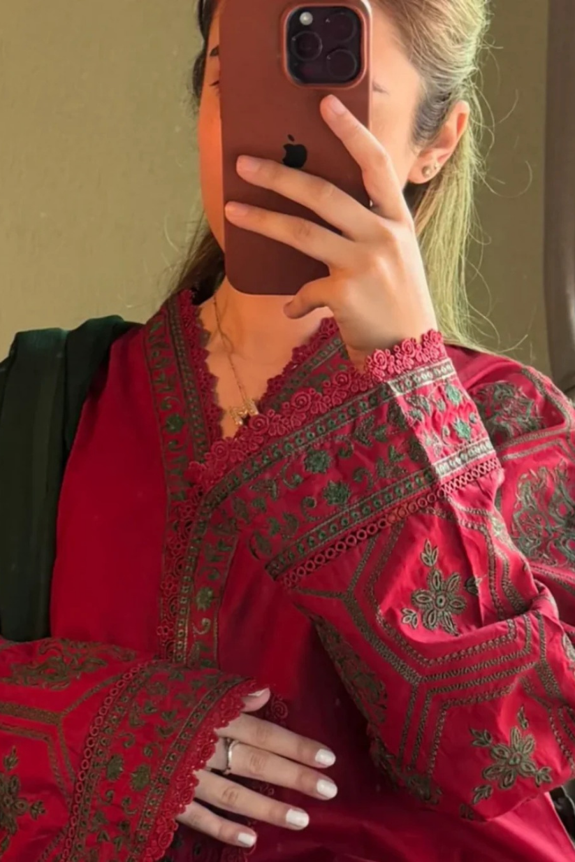 Crimson 3PC Stitched