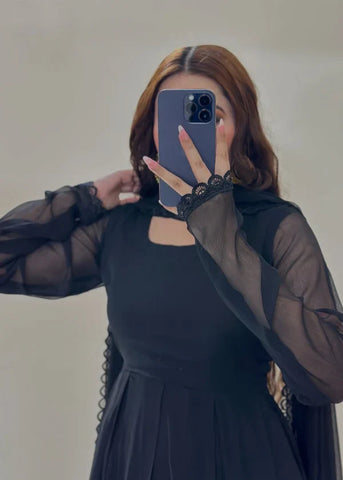 Aura Black 3PC Stitched