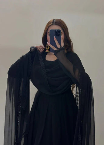 Aura Black 3PC Stitched