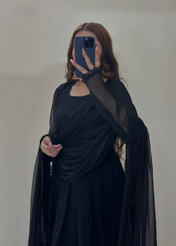 Aura Black 3PC Stitched