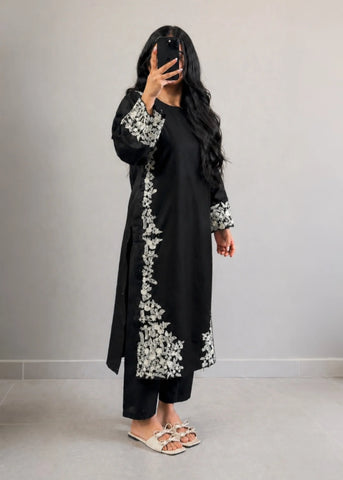 Grace Black 2PC Stitched