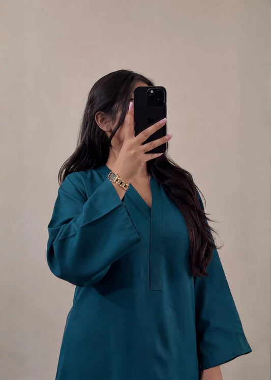 Teal 2PC Stitched