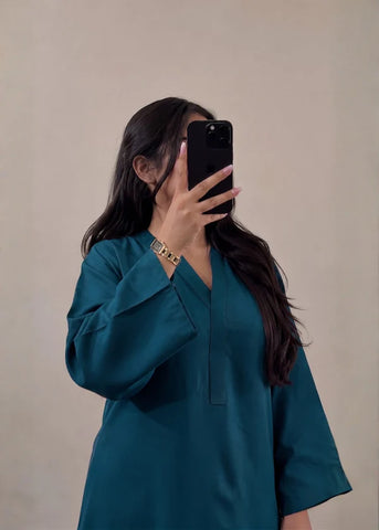 Teal 2PC Stitched