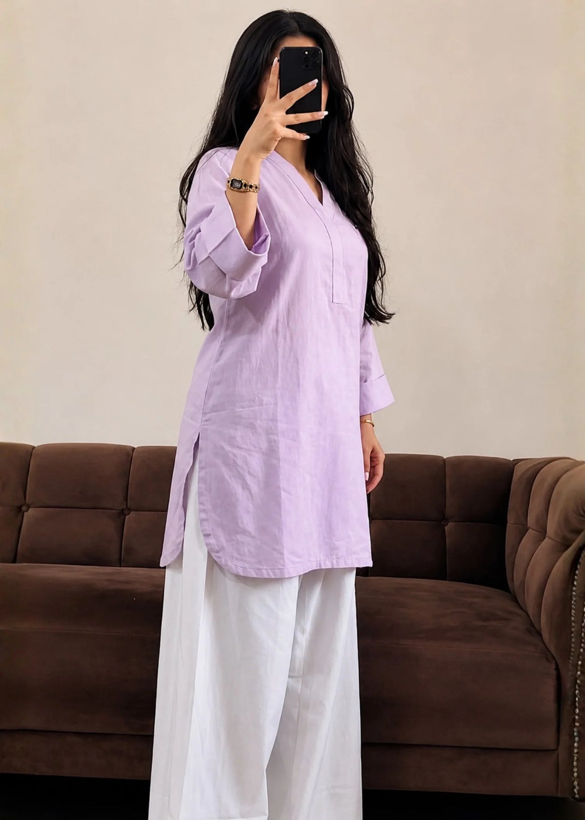 Lilac 2PC Stitched