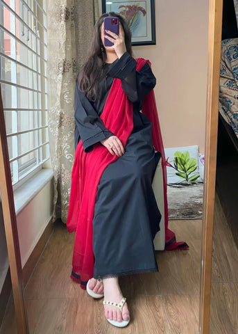 Royal Black 3 PC Stitched