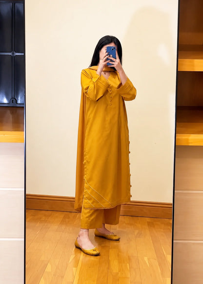 Zareen Mustard 3 PC