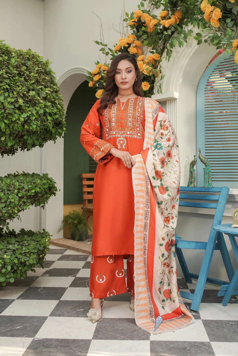 Ruby 3 PC Stitched