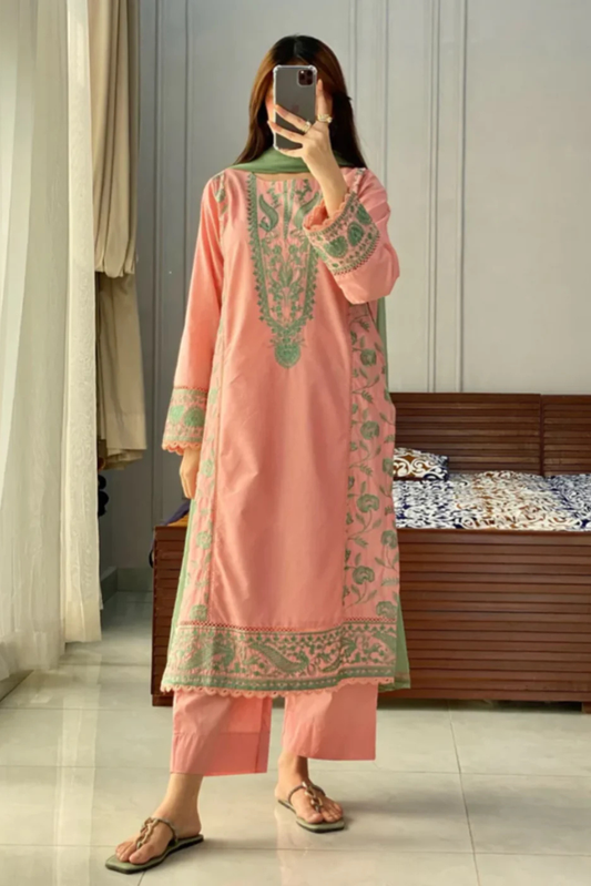 Pearl Embroided 3 PC