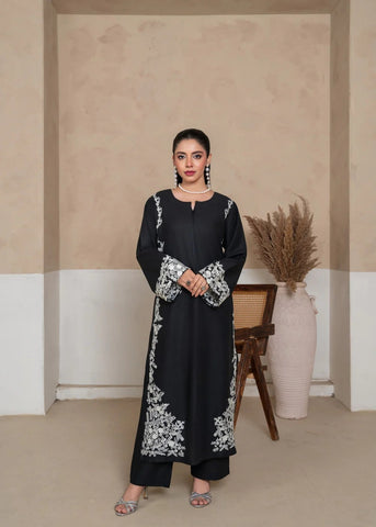 Grace Black 2PC Stitched