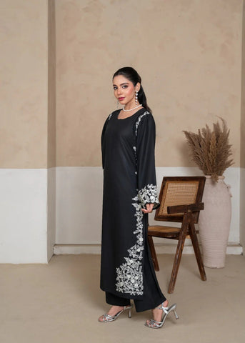 Grace Black 2PC Stitched