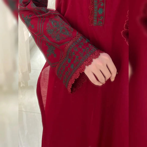 Crimson 3PC Stitched