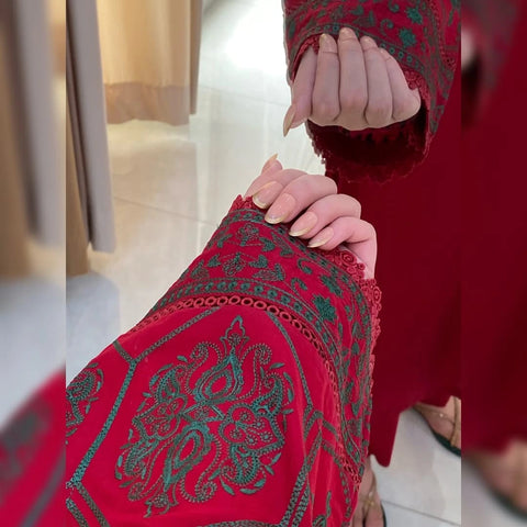 Crimson 3PC Stitched